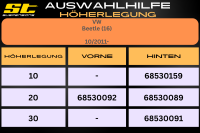 ST Höherlegung für VW Beetle 16 VA 20mm