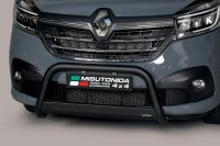 Frontbügel Edelstahl schwarz für Renault Trafic 3 2014 - 2020 Ø63mm mit Gutachten