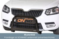 Frontbügel Edelstahl schwarz für Skoda Yeti...