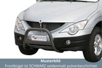 Frontbügel Edelstahl schwarz für Ssangyong...