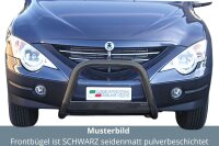 Frontbügel Edelstahl schwarz für Ssangyong...