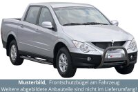 Frontbügel Edelstahl schwarz für Ssangyong Actyon Sports 2007 - 2011 63mm mit Gutachten
