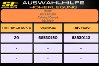 ST Höherlegung für BMW 2er F22 1C Cabrio Coupe HA 20mm