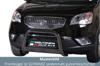 Frontbügel Edelstahl schwarz für Ssangyong...