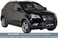 Frontbügel Edelstahl schwarz für Ssangyong...