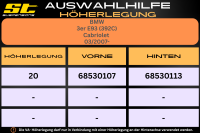 ST Höherlegung für BMW 3er E93 392C Cabriolet HA 20mm