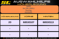 ST Höherlegung für BMW 3er E91 Touring HA 20mm