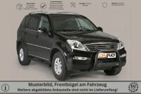 Frontbügel Edelstahl schwarz für Ssangyong...