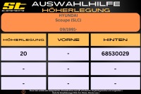 ST Höherlegung für Hyundai Scoupe SLC HA 20mm