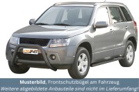 Frontbügel Edelstahl schwarz für Suzuki Grand Vitara JT 2005 -2008 76mm mit Gutachten