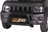 Frontbügel Edelstahl schwarz für Suzuki Jimny FJ Bj. 2012-2017 Ø63mm mit Gutachten Frontschutzbügel
