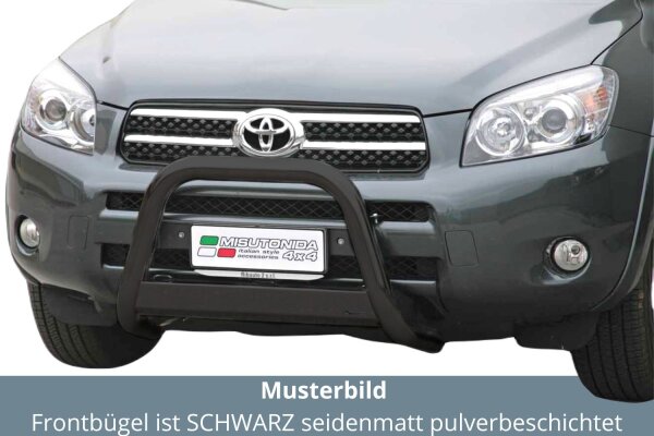 Frontbügel Edelstahl schwarz für Toyota Rav 4 2006 - 2008 63mm mit Gutachten