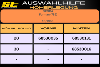 ST Höherlegung für Skoda Forman 785 HA 20mm