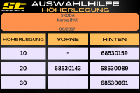 ST Höherlegung für Skoda Karoq NU HA 30mm