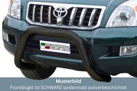 Frontbügel Edelstahl schwarz für Toyota Land Cruiser J12 Prado 120 125 2002-09 76mm mit Gutachten