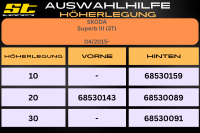 ST Höherlegung für Skoda Superb III 3T HA 30mm