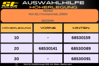 ST Höherlegung für Skoda Yeti 5L Frontantrieb, HA 30mm