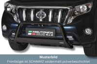 Frontbügel Edelstahl schwarz für Toyota Land...