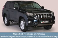 Frontbügel Edelstahl schwarz für Toyota Land...