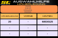 ST Höherlegung für Volvo S 60 F Limousine HA 20mm