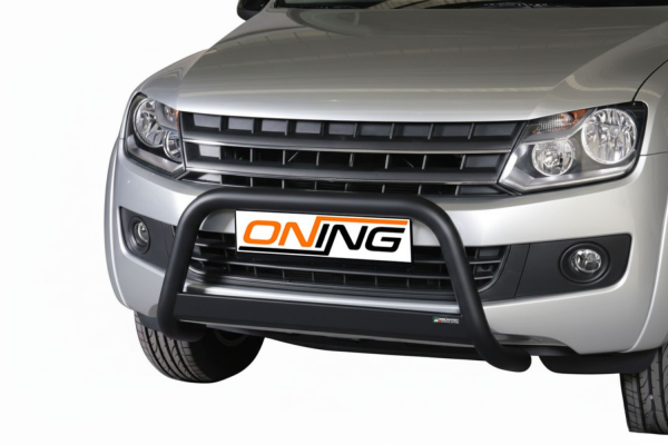 Frontbügel Edelstahl schwarz für VW Amarok Trendline 2010 - 63mm mit Gutachten