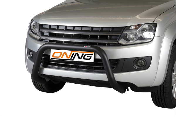 Frontbügel Edelstahl schwarz für VW Amarok Trendline 2010 - 76mm mit Gutachten