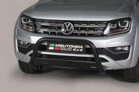 Frontbügel Edelstahl schwarz für VW Amarok Highline 2010 - V6 2016 - 63mm mit Gutachten