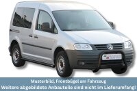 Frontbügel Edelstahl schwarz für VW Caddy 2004...