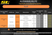 ST Tieferlegungsfedern für Audi A3 8P Quattro Limousine 1.8TFSi Quattro 30/30mm