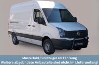 Frontbügel Edelstahl schwarz für VW Crafter 2011 - 2016 63mm mit Gutachten
