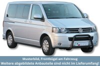 Frontbügel Edelstahl schwarz für VW T5 2010 -...