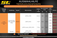 ST Tieferlegungsfedern für Audi A3 8V 2WD Sportback 1.6TDi 30/30mm