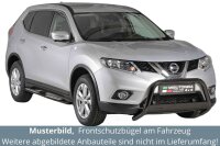 Frontbügel Edelstahl schwarz für Nissan X-Trail 2015 - 63mm mit Gutachten