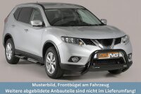 Frontbügel Edelstahl schwarz für Nissan X-Trail...