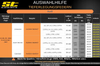 ST Tieferlegungsfedern für Audi A4 8E 8H 2WD Limousine 2.4 3.0 3.2FSi 40/30mm