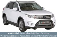 Frontbügel Edelstahl schwarz für Suzuki Vitara 2015 - 63mm mit Gutachten Frontschutzbügel