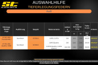 ST Tieferlegungsfedern für Audi A7 4G 4G1 2WD Sportback 2.8FSi 3.0TDi 30/20mm