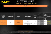 ST Tieferlegungsfedern für Audi Q2 GA SUV 2.0TFSi 2.0TDi Quattro 40/40mm