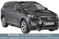 Frontbügel Edelstahl schwarz für KIA Sorento 2015 - 63mm mit Gutachten Frontschutzbügel