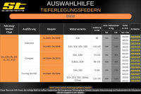 ST Tieferlegungsfedern für BMW 3er E36 Cabriolet 320i 323i 325i 328i 50/20mm