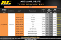 ST Tieferlegungsfedern für BMW 5er E34 Limousine 518i 520i 08/90-09/92 40/40mm
