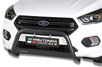 Frontbügel Edelstahl schwarz für Ford Kuga 2017- 63mm mit Gutachten Frontschutzbügel