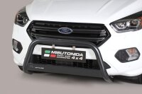 Frontbügel Edelstahl schwarz für Ford Kuga 2017- 63mm mit Gutachten Frontschutzbügel