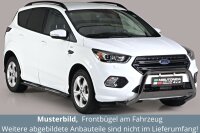 Frontbügel Edelstahl schwarz für Ford Kuga 2017- 63mm mit Gutachten Frontschutzbügel