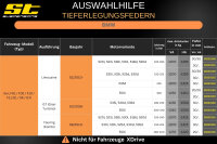 ST Tieferlegungsfedern für BMW 5er F01 F02 F10 Limousine 520i 523i 528i 30/30mm