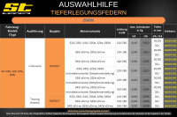 ST Tieferlegungsfedern für BMW 5er G30 Limousine 520d 525d 530d 30/..mm
