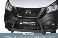Frontbügel Edelstahl schwarz für Nissan NV 300 63mm Frontschutzbügel