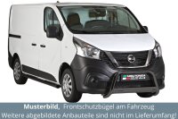 Frontbügel Edelstahl schwarz für Nissan NV 300 63mm Frontschutzbügel