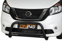 Frontbügel Edelstahl schwarz für Nissan NV 300 Ø63mm Frontschutzbügel Gutachten