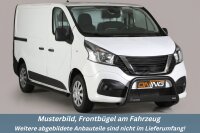 Frontbügel Edelstahl schwarz für Nissan NV 300 Ø63mm Frontschutzbügel Gutachten